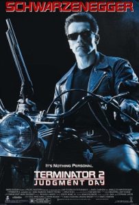 The poster for the Terminator 2 movie (image courtesy Wikipedia)