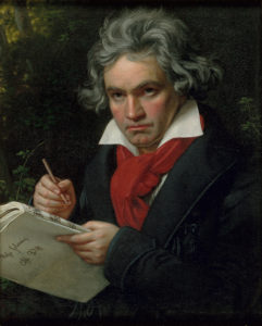 A painting of Beethoven (image courtesy Wikipedia)